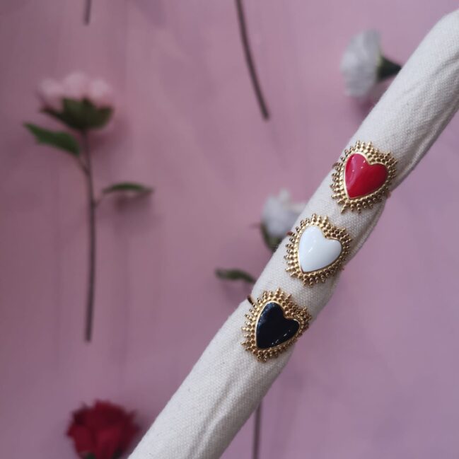 Anello Cuore Sacro Colorato