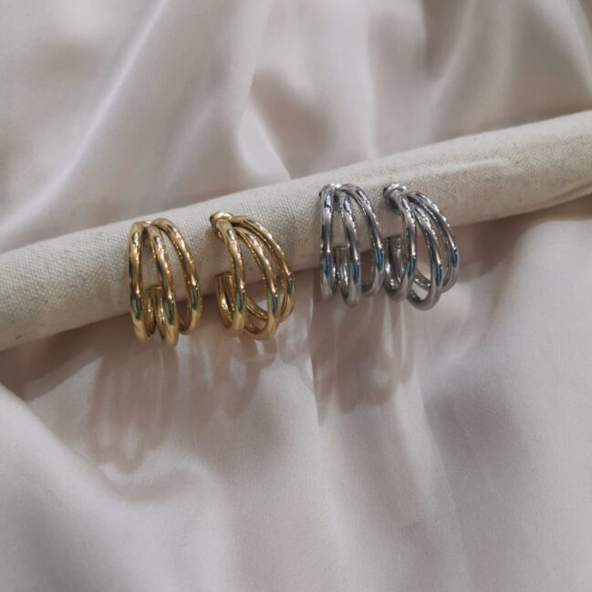 Orecchini tre cerchi