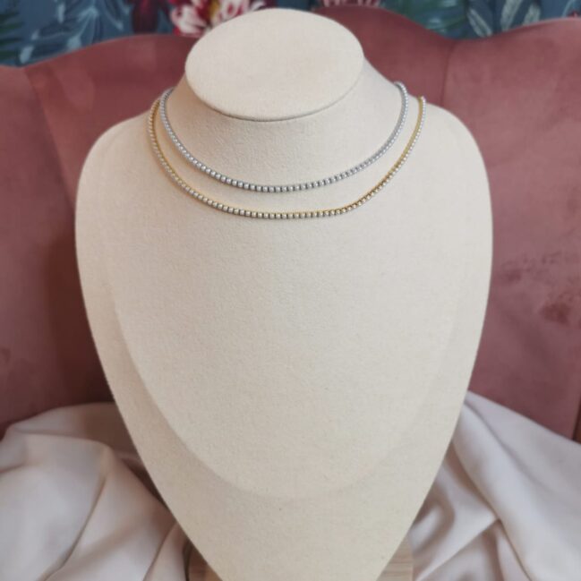 Collana perle choker