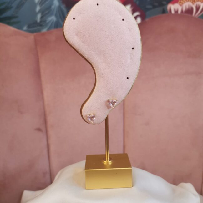 Orecchini punto luce cuore