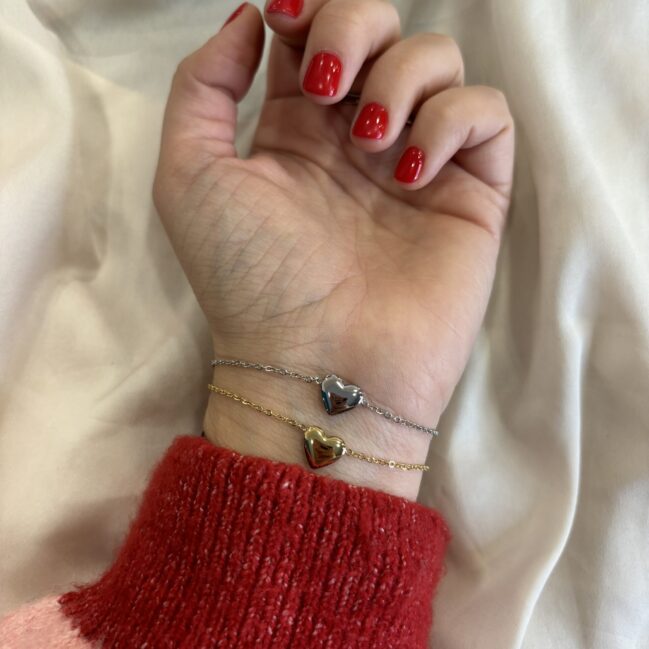 Bracciale cuoricino