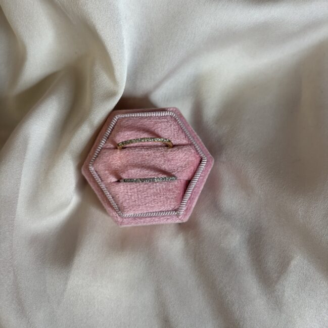 Anello fedina strass