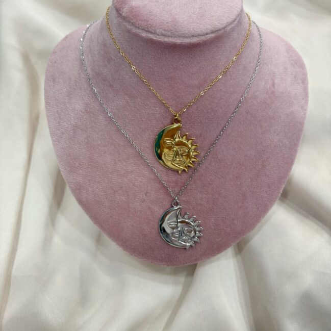 Collana sole luna