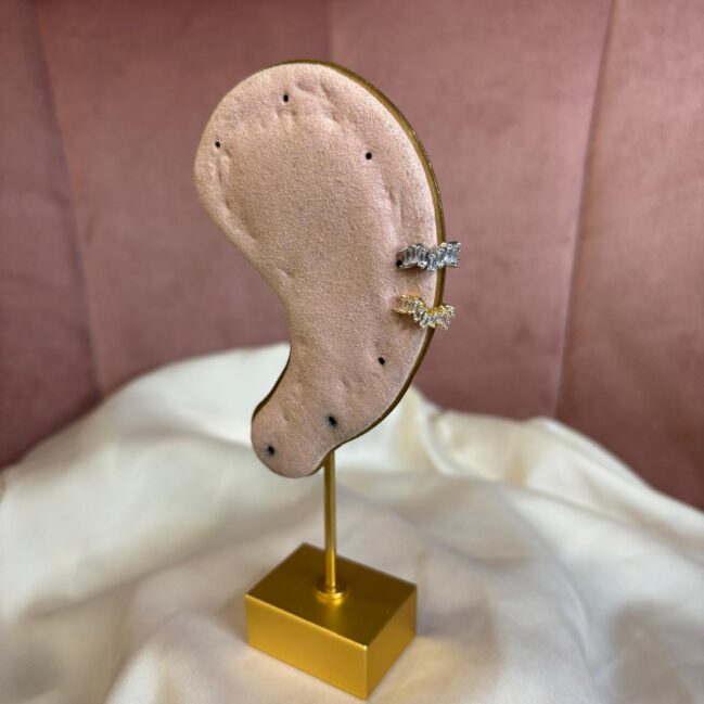 Ear cuff singolo zirconi