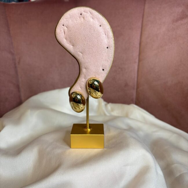 Orecchini con clip ovali