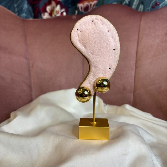 Orecchini con clip tondi