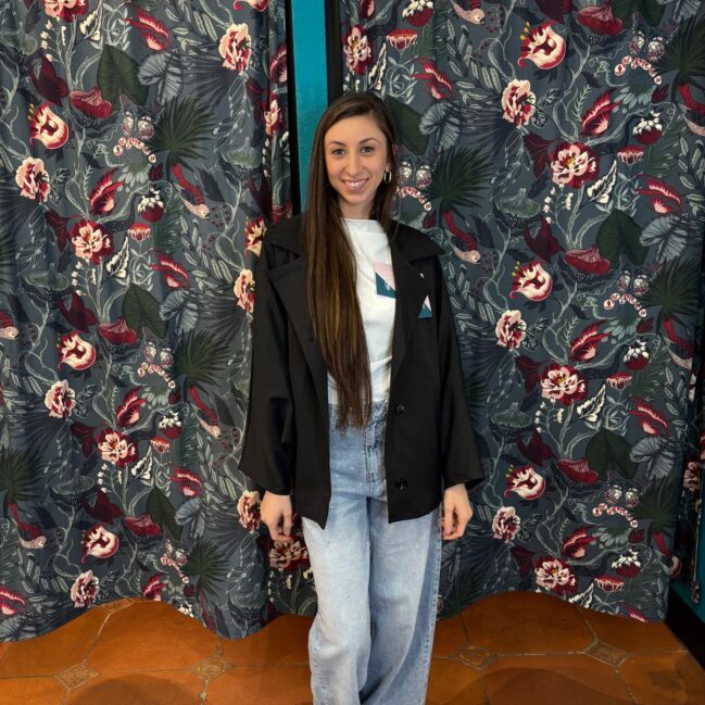 Trench sfoderato con manica pipistrello