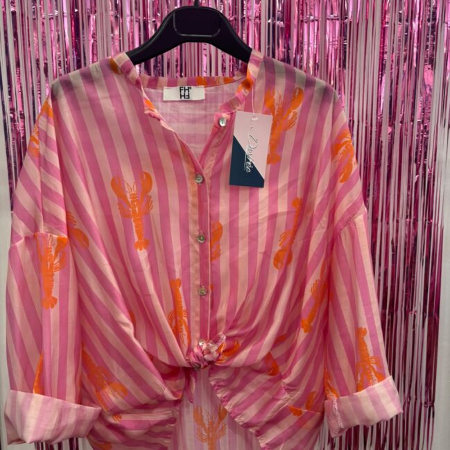Camicia stampa aragoste
